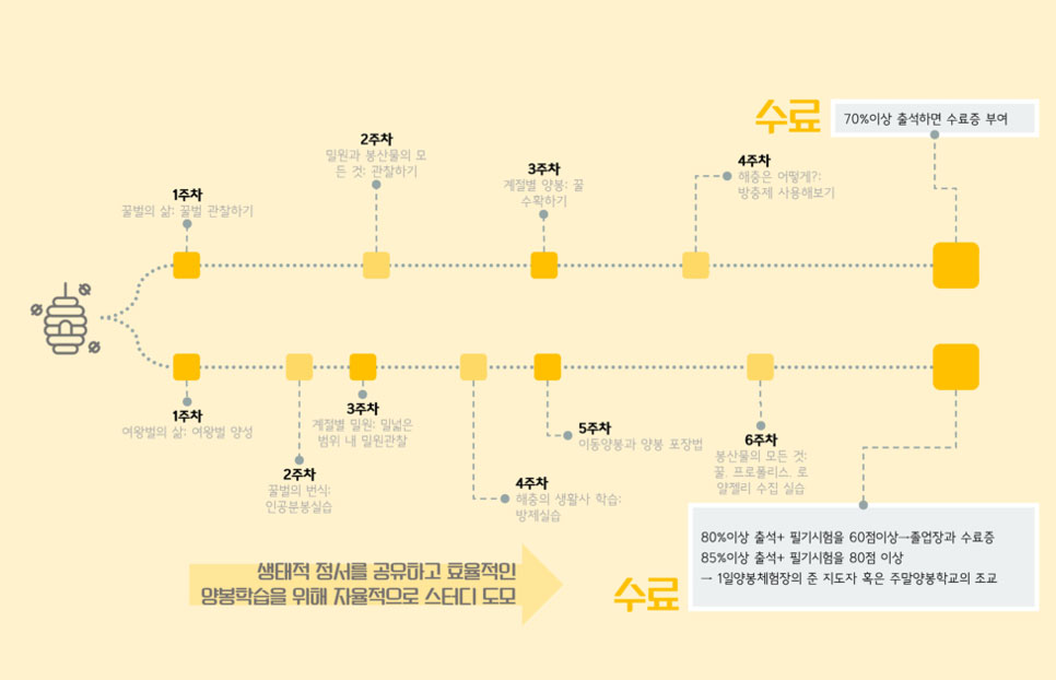 (꿀통의 도시양봉 교육구상)