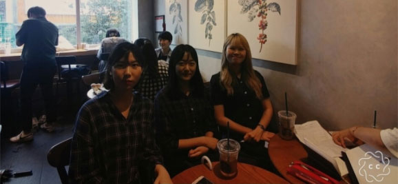 최수정, 장인영, 한지영 학생(사진 왼쪽부터)-김양지 기자 출처