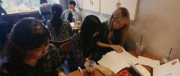 최수정, 장인영, 한지영 학생(사진 왼쪽부터)-김양지 기자 출처