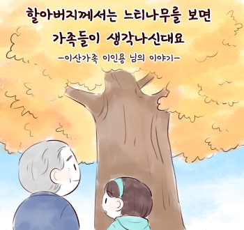 할아버지께서는 느티나무를 보면 가족들이 생각나신대요 -이산가족 이인용 님의 이야기-